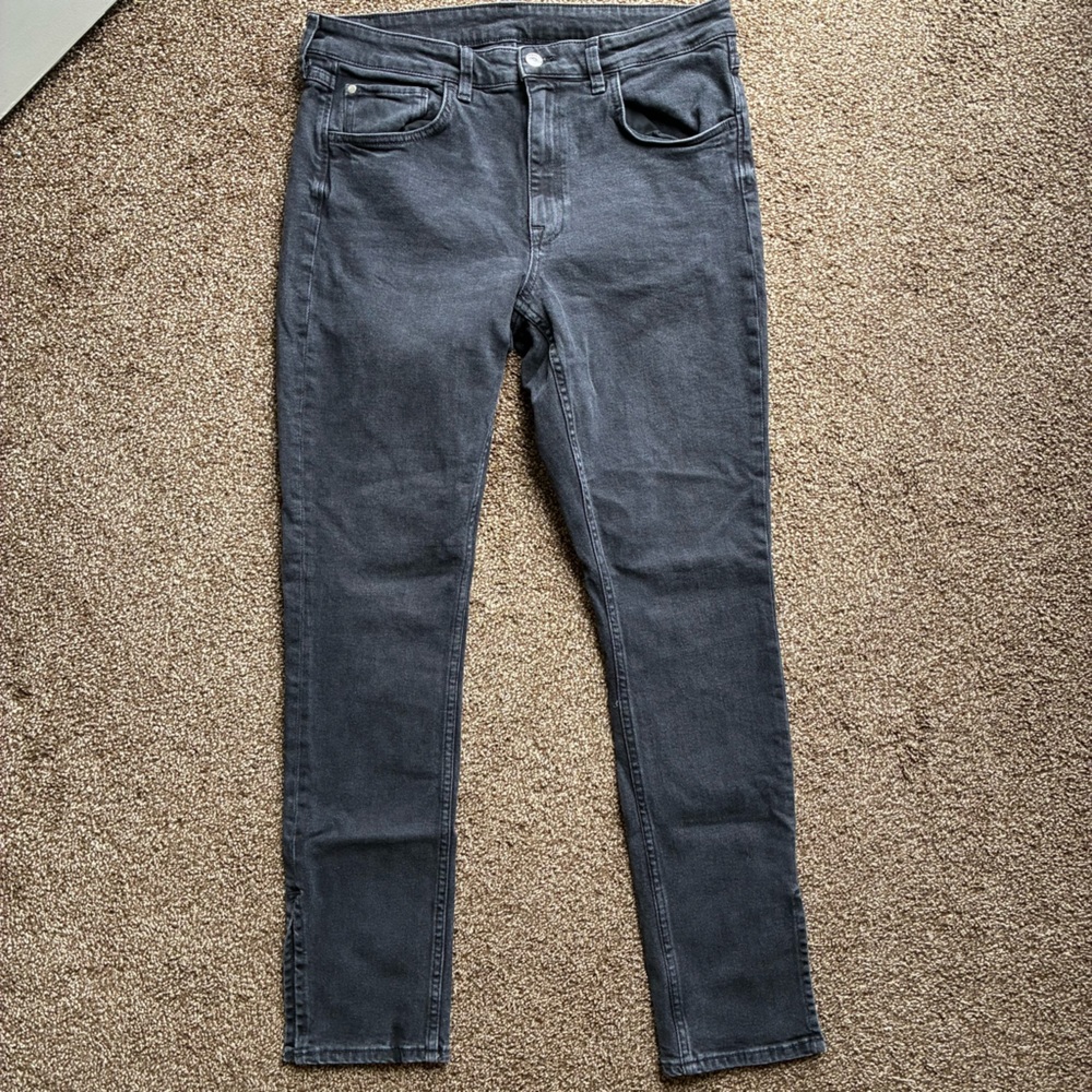 &Denim High Waist Skinny Jeans, Size 12
